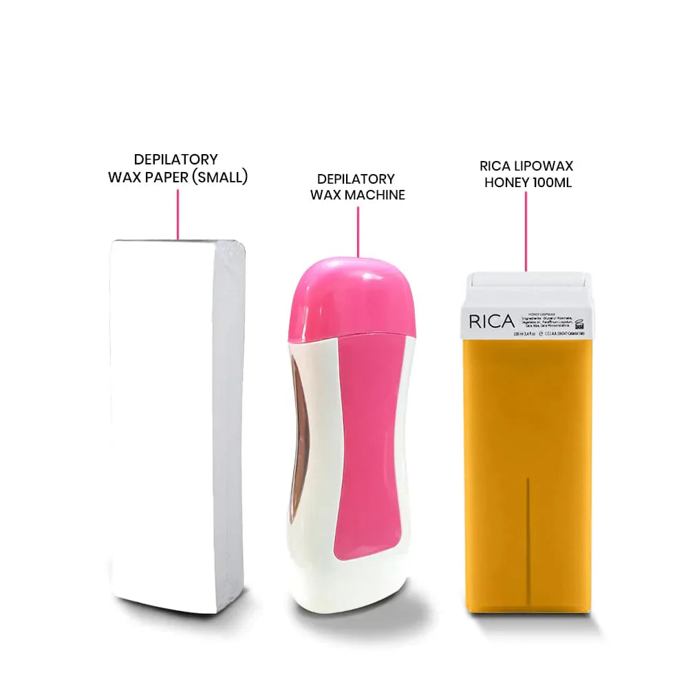 3 In 1 Depilatory Wax Warmer Roller (No More Expensive Salon Visits)