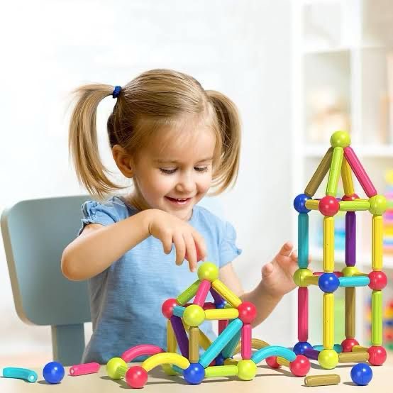 25-Piece Magnetic Building Toy Set – Brain Development Kit (Random Colors)