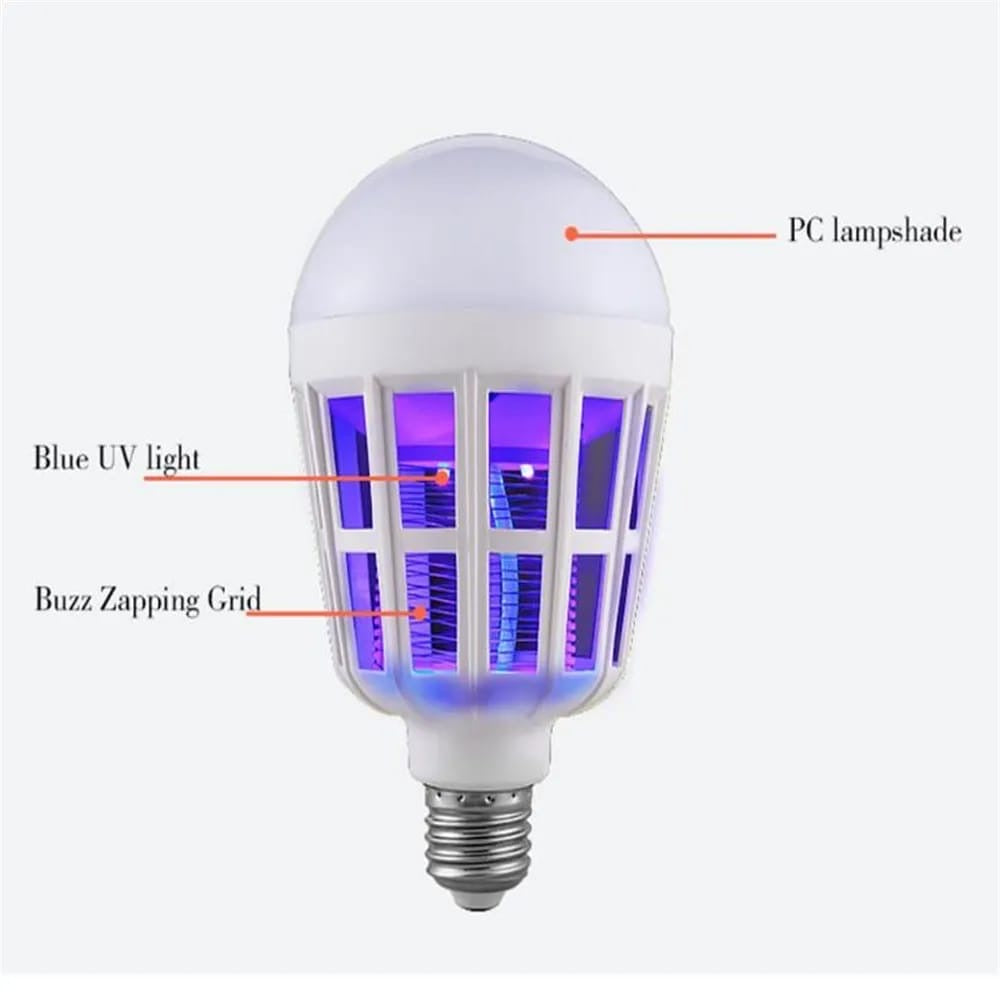 Mosquito Zapper Lamp - 15W LED, Indoor/Outdoor Insect Killer