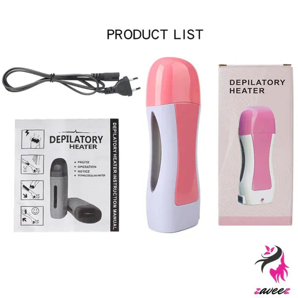 3 In 1 Depilatory Wax Warmer Roller (No More Expensive Salon Visits)